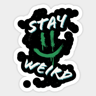 Stay weird WG Sticker